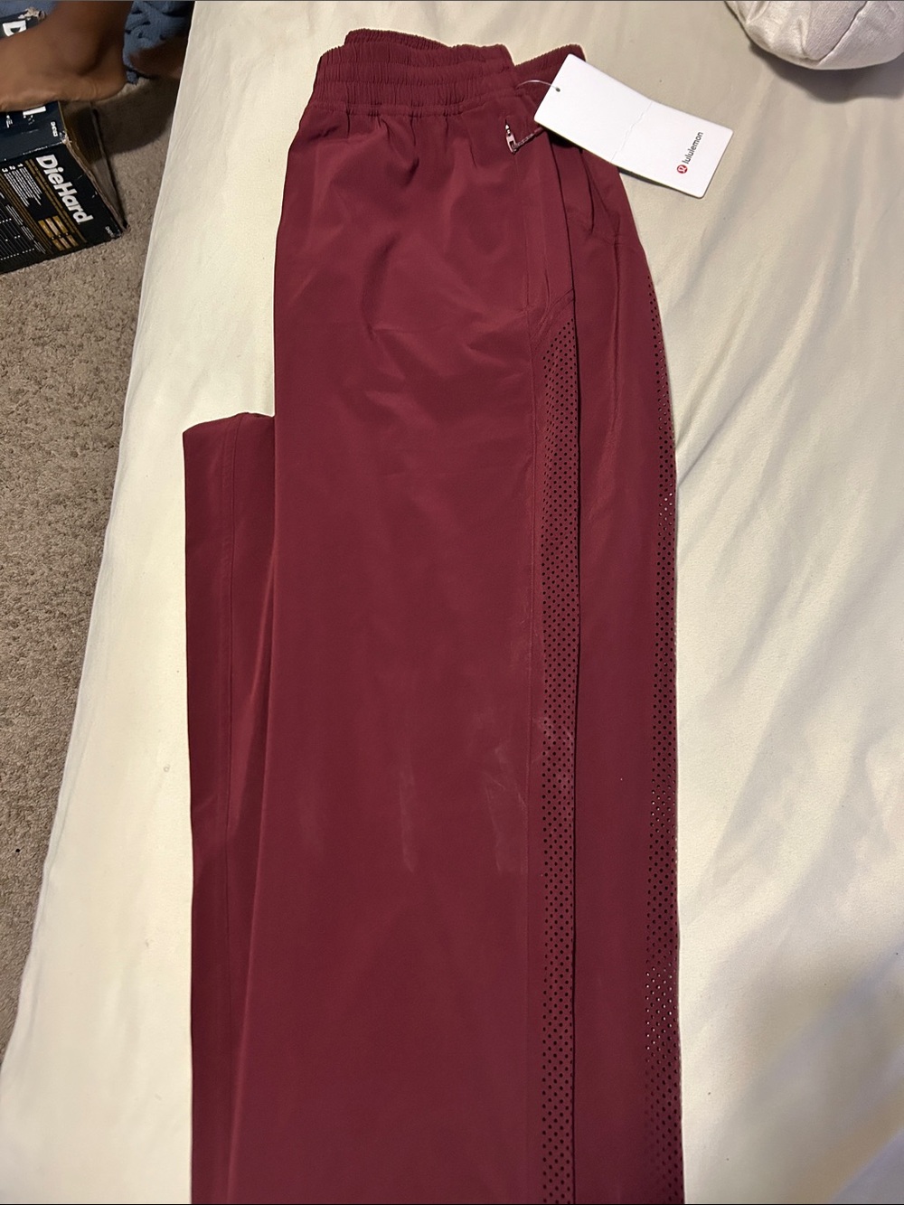lululemon athletica Maroon Track Joggers